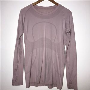 Lululemon Light pink long sleeve